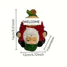 Load image into Gallery viewer, Yaoemei Bare Buttocks Welcome Garden Gnome Statue, Funny Naughty Gnomes Welcome Dwarf Garden Sculpture Decor, Home Indoor Outdoor Patio Yard Lawn Porch Decor, Ornaments Gifts