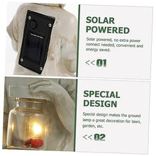 Load image into Gallery viewer, SUPVOX Lawn Solar Light Lovely Resin Human Doll Shaped Garden Statue with Solar Powered LED Decorative Outdoor Ornament for Patio and Pathway Lighting