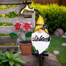 Load image into Gallery viewer, Solar Stake Lights Outdoor, Cartoon Gnome Solar Garden Stakes, Waterproof LED Landscape Lighting, Twinkling Garden Decoration, Winter Christmas Yard Lights, Backyard Walkway Lighting, Decorative Solar