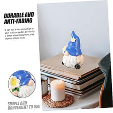 Load image into Gallery viewer, Ciieeo Cute Resin Garden Gnome Statue Style Outdoor Gnome Figurine for Lawn Patio and Garden Decor and Housewarmings