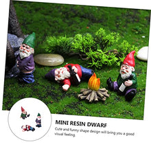 Load image into Gallery viewer, Cabilock Micro Landscape Dwarf Garden Decor Resin Miniature Gnomes for Garden Desk and Party Decorations