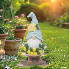 Load image into Gallery viewer, Lesser & Pavey Lemon Garden Gnome Figurines Statues For Home Decor | Ideal Ornaments Friendship Gifts For Women & Men | Lovely Table Centerpiece & Living Room Accessories