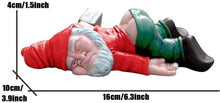 Load image into Gallery viewer, Naughty Gnomes Garden Decorations, Funny Garden Gnomes Statues Outdoor Reading Without Closing The Door of Toilet Dwarf Ornaments, Garden Gnomes Decor,Yard Camp Lawn Cartoons Party Decor (05#)