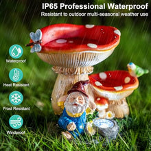 Load image into Gallery viewer, ZQQLITE Solar Gnome Statues Figurine Lights - Garden Lighting Outdoor Decorations, Gnome Sleeping Under Mushroom, Yard Art Lawn Ornaments for Porch Patio Balcony - Gnome Gifts for Women Mom