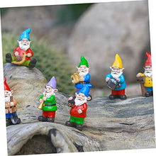 Load image into Gallery viewer, Happyyami 1set Miniature Resin Gnomes Garden Decor Statues for Outdoor and Indoor Use for Flowerbeds Walkways and Family