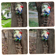 Load image into Gallery viewer, Happyyami Resin Garden Gnome Figurine Cute Gnome Decoration for Garden Lawn and Home Decor for Outdoor and Indoor Use
