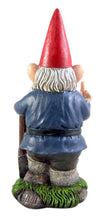 Load image into Gallery viewer, DWK Small Angry Garden Gnome with Shovel Figurine, 9 Inches