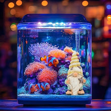 Load image into Gallery viewer, LIYAOLI Fish Aquarium Decor Ornaments Resin Garden Gnomes Statues Fish Tank Decorations Small Accessories Funny Home Ocean Decor Fish Toy for Betta Cichlid Goldfish Shrimps Hermit Crabs Turtle