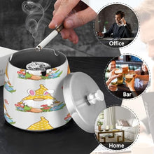 Load image into Gallery viewer, Cute Easter Gnomes Cigarette Butt Collector, Smokeless Ashtray with Lid, Beach Ashtray