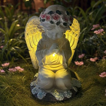 Load image into Gallery viewer, YODY Solar Garden Statues Outdoor Decor- Yard Decorations for Patio, Balcony, Backyard, Lawn Ornaments - Angel Figurines with LED Light- Unique Birthday House Warming Gifts for Women, Mom, Grandma
