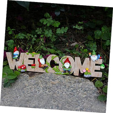 Load image into Gallery viewer, Happyyami Figurine Cute Outdoor Garden Decor for Patio and Lifelike Gnome Statue for Home Decoration and Creative Design for Welcoming Guests