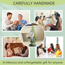 Load image into Gallery viewer, LRNIOT Middle Finger Gnomes Horror Decor Garden Statue Garden Gnome Middle Finger Gifts Funny Gifts for Home and Office 5.5"