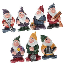Load image into Gallery viewer, Ciieeo Decorative Garden Miniature Dwarf Adornments Resin Gnome Doll Dwarf Doll Ornament