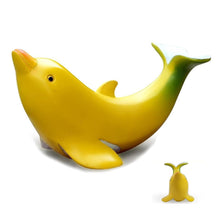 Load image into Gallery viewer, RALIYATX Banana Animals, Funny Banana Animals Banana Garden Ornaments,Creative Resin Garden Gnomes Funny Statues for Home Patio Yard Office - Banana Dolphin
