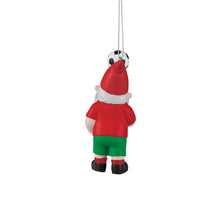 Load image into Gallery viewer, FOCO International Football Portugal Fan Gnome Hanging Christmas Ornament Decoration