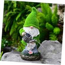 Load image into Gallery viewer, Cabilock Solar Powered Gnome Lamp Decorative Garden Gnome Ornament Resin Solar Light for Outdoor Lawn Creative Decor for Garden Parties and Events