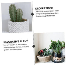 Load image into Gallery viewer, YARNOW 1pc Realistic Miniature Model Miniature Hairdressing Ornaments Micro Landscape Gardening for Garden Decoration