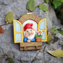 Load image into Gallery viewer, YIZITU Reading Gnomes Tree Faces Decors Outdoor Yard Statues Hanging For Garden Resin And Flower Pots Landscape Owl Hanging Ornaments