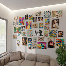 Load image into Gallery viewer, emmena - Small Gnome Painting - Vintage Collage Style - 18 x 24 cm