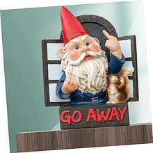 Load image into Gallery viewer, Happyyami 1 Pc Garden Gnomes Ornaments Outdoor Solar Garden Ornaments Resin Statue Decoration Lawn Decoration