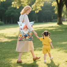 Load image into Gallery viewer, Quteprint 2 Pcs Large Travel Laundry Bags with Handle, Garden Flowers Gnome Bees Waterproof Reusable Wet Dry Bag, Lightweight Dirty Clothes Organizer for Beach, Camping, Gym, Travel & Home