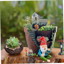 Load image into Gallery viewer, Statues, Garden Gnomes 6 Inch Christmas Ornaments Middle Finger Smoking Garden Gnomes Waterproof Resin Garden Gnome for Yard Patio, Lawn Garden Decorations and Gift