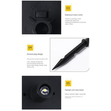 Load image into Gallery viewer, BOBVB 7pcs Solar Fairy Lights Garden Gnome Statues Outdoor Waterproof Mushroom Lights Resin Yard Owl for Patio Mushroom Lawn Statue for Patio Lawn Party Decorations