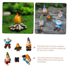 Load image into Gallery viewer, Mipcase 3 Sets Resin Miniature Gnomes Gnome Yard Decorations Outdoor Quirky Garden Ornaments