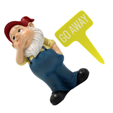 Load image into Gallery viewer, POPETPOP 2sets Outdoor Resin Gnome Decoration Labels Cute Red-hatted Garden Gnome for Lawn Patio and Courtyard and Lightweight Garden Ornament