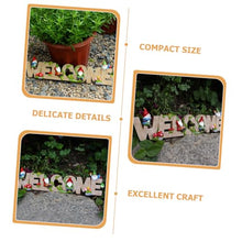 Load image into Gallery viewer, Happyyami Figurine Cute Outdoor Garden Decor for Patio and Lifelike Gnome Statue for Home Decoration and Creative Design for Welcoming Guests