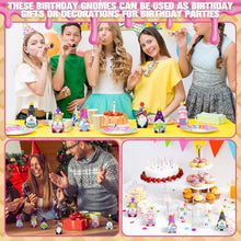 Load image into Gallery viewer, VioraWhite 6 Sets Happy Birthday Gnome Ceramics to Paint Ready to Paint Your Own Ceramic Gnome Statues DIY Unpainted Ceramics Paintable Birthday Gnome Figurines Kit Crafts with Brush Paint for Adults