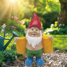 Load image into Gallery viewer, Lesser & Pavey Naughty Gnome With Coat 9" Gnomes Behaving Badly Figurines Statues For Home Decor | Ideal Ornaments Friendship Gifts For Women & Men | Lovely Table Centerpiece & Living Room Accessories
