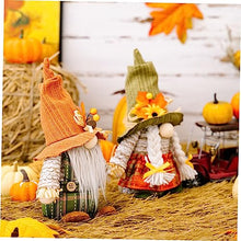 Load image into Gallery viewer, Ciieeo Gnome Doll Ornament Thanksgiving Gnome Home Plush Garden Autumn Decor Festival Harvest Season