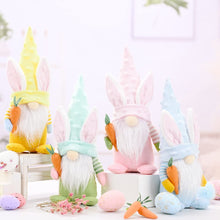 Load image into Gallery viewer, Sly Sippy Easter Gonk Gnomes Ornaments | 2 Pack Easter Rabbit Bunny Plush Doll Toys | Handmade Spring Gonks Gnomes Easter Egg Home Easter Decorations Gifts | Easter Bunny Decorations -Green and Pink