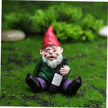 Load image into Gallery viewer, CIYODO Resin Dwarf Doll Garden Gnome Small Garden Ornaments Outdoor Decorations
