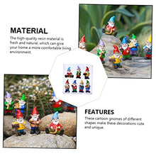 Load image into Gallery viewer, Happyyami 1set Miniature Resin Gnomes Garden Decor Statues for Outdoor and Indoor Use for Flowerbeds Walkways and Family