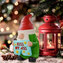 Load image into Gallery viewer, Gnome Statues, Cute Garden Decor, Naughty Gnome Statue, Halloween Garden Gnomes, Cute Resin Gnome Statues Naughty Garden Gnome Decor for Holiday Decor, 0.67x0.79x1.38in