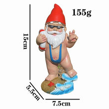 Load image into Gallery viewer, Grapelet 15cm Funny Gnome Garden Ornament Resin gnome