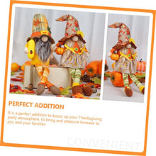 Load image into Gallery viewer, AOKWAWALIY Gnome Figurine Gonk Ornament Harvest Festival Gnome Doll Thanksgiving Decor Cloth Decorative Doll Maple Leaves Rudolph