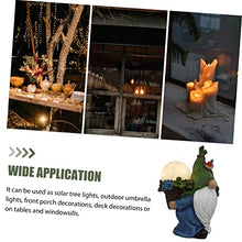 Load image into Gallery viewer, Happyyami Solar Garden Lights Resin Gnome Decor Outdoor Landscape Gnome Fairy Garden Accessories for Driveways Lawns