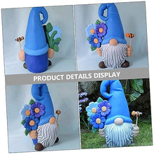 Load image into Gallery viewer, Cabilock Garden Gnome Statue Resin Dwarf Figurine Realistic Details for Outdoor and Indoor Decor for Gardens Lawns and Courtyards