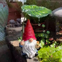 Load image into Gallery viewer, Garden Gnome, Resin Yard Decoration Figurine for Porch, Outdoor Gnomes Garden Decorations, Patio, Lawn, Pool, Whimsical Accent, Landscaping Ornament, 6.5 Inches