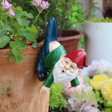 Load image into Gallery viewer, Mellshy Funny Gnomes Plant Pot Hanger Figurines Resin Hanging Gnomes Statue Planter Pot Decorations for Home Garden Patio Lawn Yard Ornaments