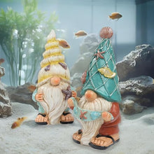 Load image into Gallery viewer, LIYAOLI Fish Aquarium Decor Ornaments Resin Garden Gnomes Statues Fish Tank Decorations Small Accessories Funny Home Ocean Decor Fish Toy for Betta Cichlid Goldfish Shrimps Hermit Crabs Turtle