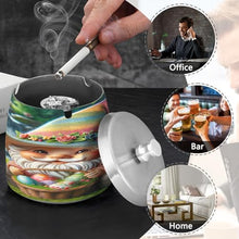 Load image into Gallery viewer, Easter Cute Gnome Cigarette Butt Collector, Covered Ashtray with Lid, Home Ash Tray