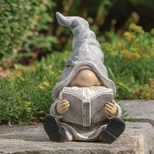 Load image into Gallery viewer, Roman Gnome with Book Statue, 9.25-inch Height, Resin, Outdoor Decor, Garden Accent, Home Accessories