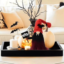 Load image into Gallery viewer, Attiigny Halloween Vampire Decorations Gnomes Plush, Festival Ornaments Red Stuffed Scandinavian Gonk, Handmade Shelf Tabletop Decor Santa Tomte Halloween Party Gifts for Family,Friends