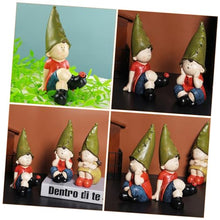 Load image into Gallery viewer, Ciieeo Garden Gnome Ornament Resin Home Craft Unique Desktop Decoration Fun Garden Gnome Bedroom Resin Craft