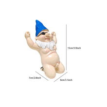 Load image into Gallery viewer, Heuvcnsr Funny Garden Gnomes Outdoor Statues,Funny Garden Gnome Outdoor Statues Naughty Sculpture Decoration for Indoor Lawn Yard.