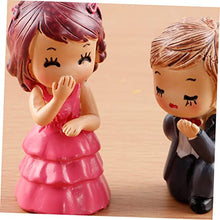 Load image into Gallery viewer, Toddmomy 1set Resin Couples Adornment for Mini Garden Decor Creative Micro Landscape Ornaments for Succulent and Moss Arrangements Durable Plastic and Resin Craft 2pairs